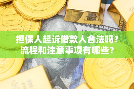 北京担保人起诉借款人合法吗？流程和注意事项有哪些？