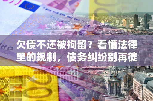 北京欠债不还被拘留？看懂法律里的规制，债务纠纷别再徒劳奔波