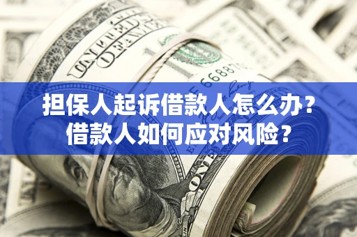 北京担保人起诉借款人怎么办？借款人如何应对风险？