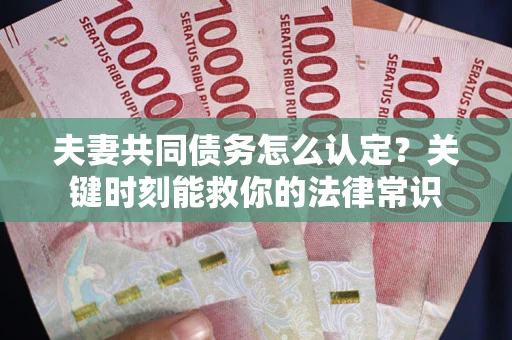 北京夫妻共同债务怎么认定？关键时刻能救你的法律常识