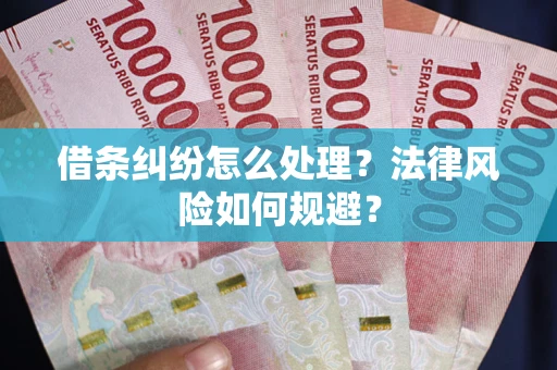 北京借条纠纷怎么处理？法律风险如何规避？