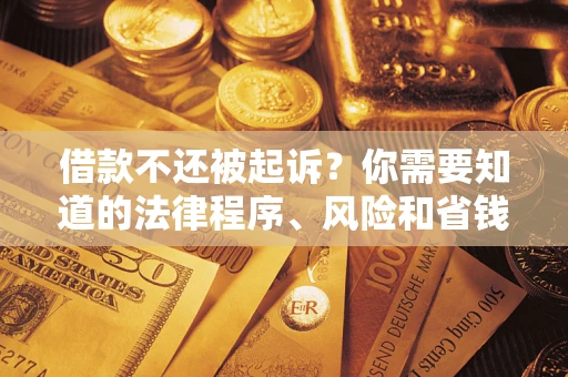 北京借款不还被起诉？你需要知道的法律程序、风险和省钱技巧